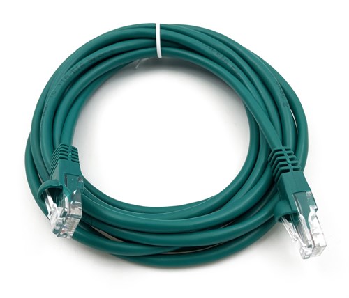 Патч-корд Buro UTP-5E-3M-GR UTP 4 пары cat.5E CCA molded 3м зеленый RJ-45 (m)-RJ-45 (m) UTP-5E-3M-GR