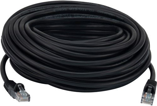 Патч-корд Buro UTP 4 пары cat.5E CCA molded 15м черный RJ-45 (m)-RJ-45 (m) 42012