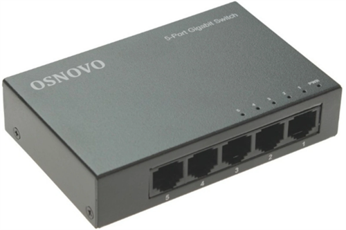 Коммутатор Osnovo SW-5G (L2) 5x1Гбит/с неуправляемый SW-5G