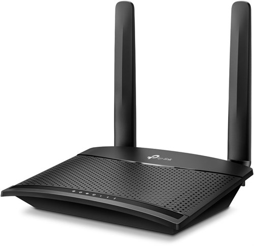 Роутер беспроводной TP-Link TL-MR100 N300 10/100BASE-TX/4G cat.4 черный TL-MR100