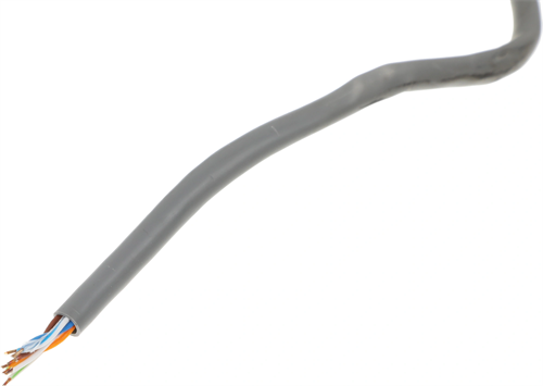 Кабель сетевой Ningbo UTP 4 пары cat.5E solid 0.5мм CCA molded 305м серый 42118