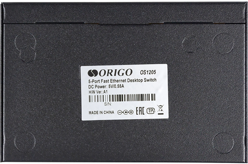Коммутатор Origo OS1205 OS1205/A1A 5x100Мбит/с неуправляемый OS1205/A1A