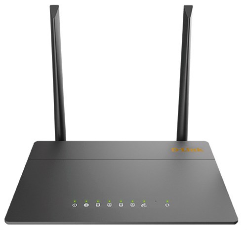 Роутер беспроводной D-Link DIR-615/GFRU (DIR-615/GFRU/R2A) N300 1000BASE-X SFP черный DIR-615/GFRU/R2A
