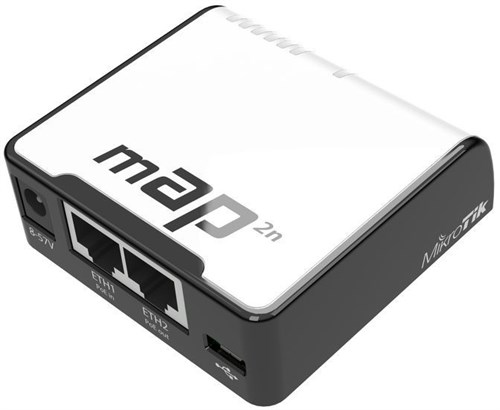 Точка доступа MikroTik mAP (RBMAP2ND) N300 10/100BASE-TX белый RBMAP2ND