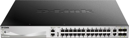 Коммутатор D-Link DGS-3130-30PS/B DGS-3130-30PS/B2A (L3) 24x1Гбит/с 2x10Гбит/с 4xКомбо(10GBase-T/SFP DGS-3130-30PS/B2A