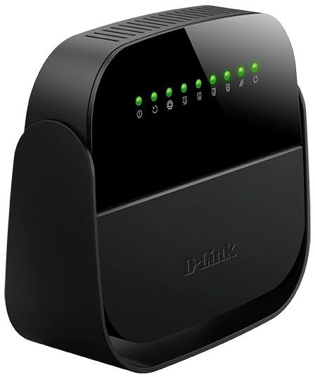 Роутер беспроводной D-Link DSL-2640U/R1A N150 ADSL черный DSL-2640U/R1A