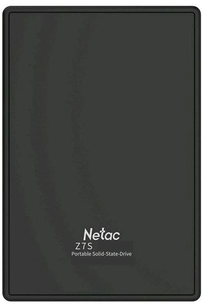 Накопитель SSD Netac USB-C 2TB NT01Z7S-002T-32BK Z7S 2.5" черный NT01Z7S-002T-32BK