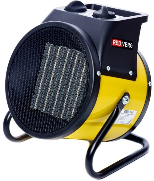Тепловая пушка электрическая RedVerg RD-EHC3 желтый/черный RD-EHC3