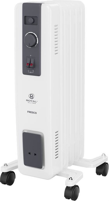 Радиатор масляный Royal Clima ROR-FR7-1500M 1500Вт белый/черный ROR-FR7-1500M