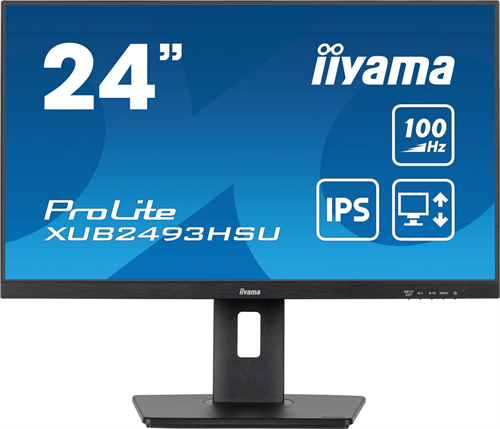 Монитор Iiyama 23.8" ProLite XUB2493HSU-B7 черный IPS LED 16:9 HDMI M/M матовая HAS Piv 300cd 178гр/ XUB2493HSU-B7