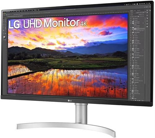 Монитор LG 31.5" 32UN650K-W черный IPS LED 16:9 HDMI M/M матовая HAS 1000:1 350cd 178гр/178гр 3840x2 32UN650K-W.ARUZ