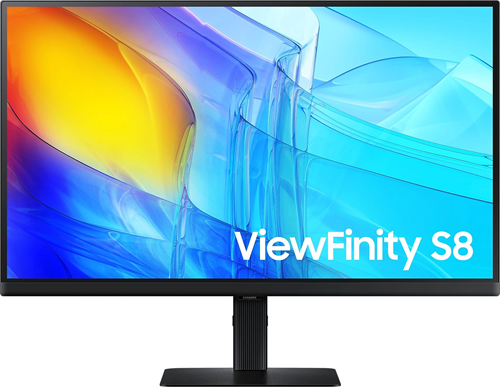 Монитор Samsung 27" ViewFinity S8 S27D800EAIXCI черный IPS LED 5ms 16:9 HDMI матовая HAS Piv 1000:1  LS27D800EAIXCI