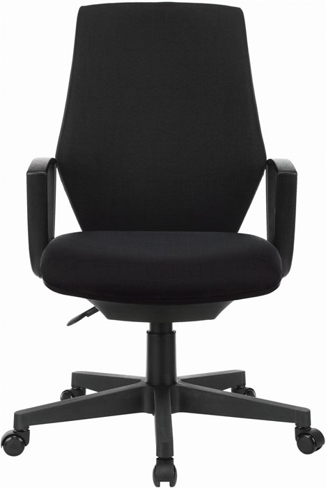 Кресло Бюрократ CH-545 черный 38-418 крестов. пластик CH-545/418-BLACK