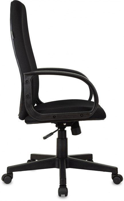 Кресло руководителя Бюрократ Ch-808AXSN черный TW-11 крестов. пластик CH-808AXSN/TW-11