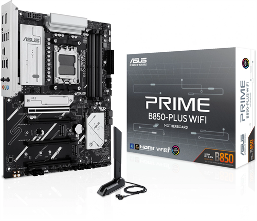 Материнская плата Asus PRIME B850-PLUS WIFI Socket AM5 AMD B850 4xDDR5 ATX AC`97 8ch(7.1) 2.5Gg RAID PRIME B850-PLUS WIFI