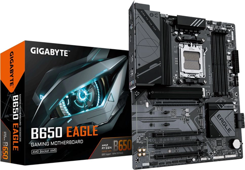 Материнская плата Gigabyte B650 EAGLE Socket AM5 AMD B650 4xDDR5 ATX AC`97 8ch(7.1) GbLAN RAID+HDMI+ B650 EAGLE