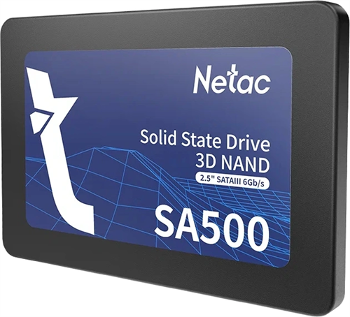 Накопитель SSD Netac SATA-III 256GB NT01SA500-256-S3X SA500 2.5" NT01SA500-256-S3X