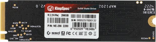 Накопитель SSD Kingspec PCIe 3.0 x4 256GB NE-256 M.2 2280 NE-256
