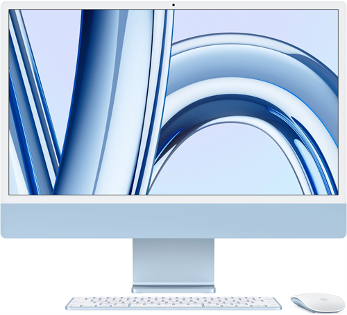 Моноблок Apple iMac A2874 24" 4.5K M3 8 core (4) 8Gb SSD256Gb 8 core GPU macOS WiFi BT 143W клавиату MQRC3HN/A