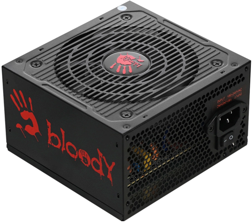 Блок питания Bloody ATX 500W BD-PS500W 80 PLUS WHITE (20+4pin) APFC 120mm fan 6xSATA RTL BD-PS500W