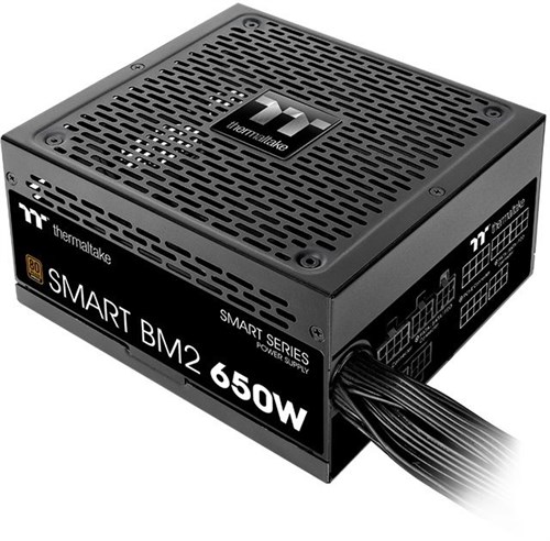 Блок питания Thermaltake ATX 650W SMART BM2 80+ bronze 24pin APFC 140mm fan 6xSATA Cab Manag RTL PS-SPD-0650MNFABE-1
