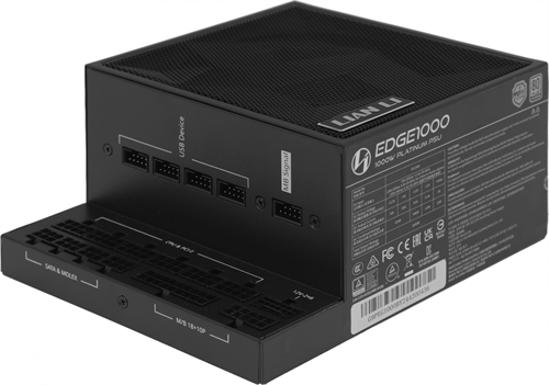 Блок питания Lian-Li ATX 1000W EDGE1000 Gen.5 80+ platinum (20+4pin) APFC 120mm fan 12xSATA Cab Mana G9P.EG1000.BE00.RU