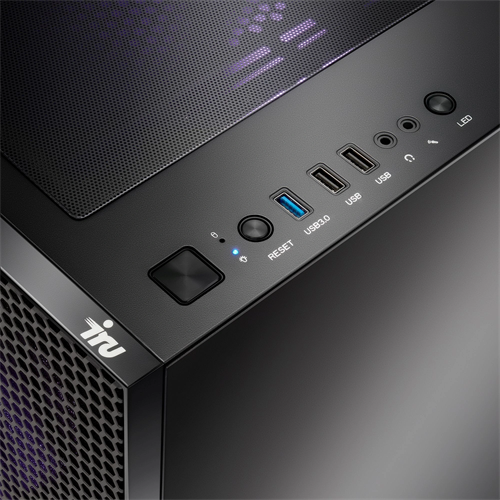 ПК IRU Tactio 510B7GP TWR i7 13700F (2.1) 32Gb SSD1Tb RTX5060TI 8Gb FreeDOS GbitEth 650W черный (RUS 2146239