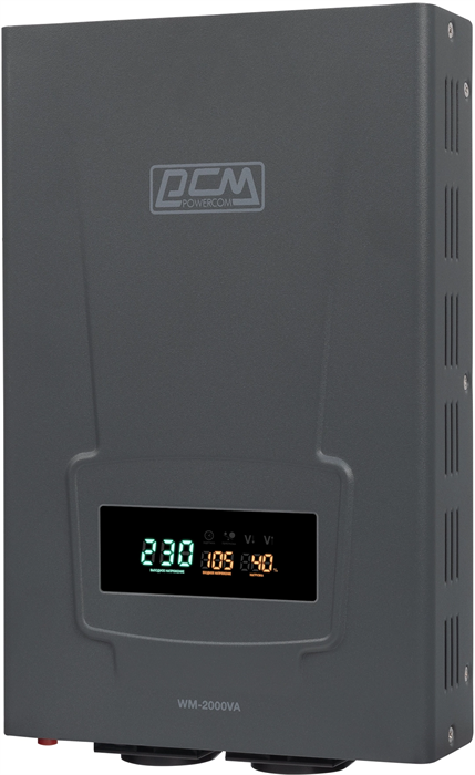 Стабилизатор напряжения Powercom WM-2000VA 1600Вт 2000ВА графитовый WM-2000VA