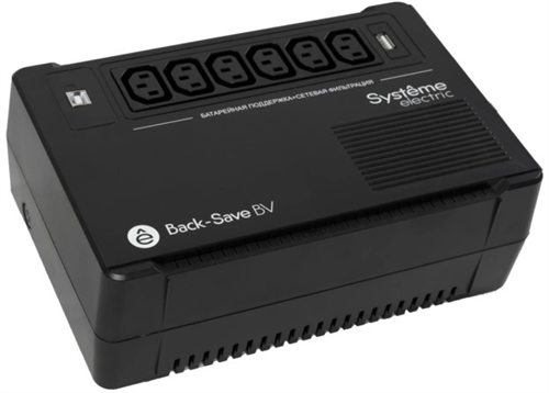 Источник бесперебойного питания Systeme Electriс BV BVSE600I 360Вт 600ВА черный BVSE600I
