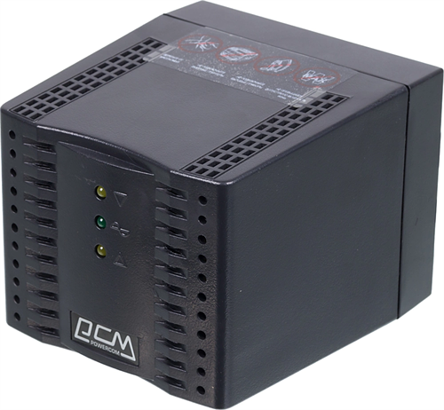Стабилизатор напряжения Powercom TCA-1200 600Вт 1200ВА черный TCA-1200 BLACK