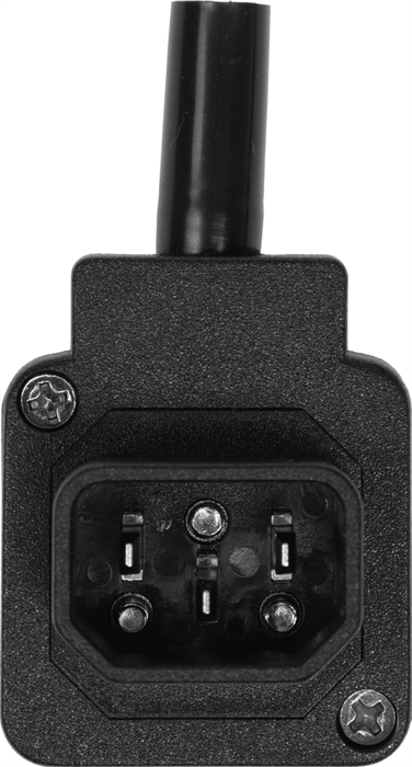 Вилка Lanmaster LAN-IEC-320-C14/90 угловая LAN-IEC-320-C14/90