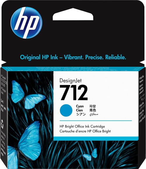 Картридж струйный HP 712 3ED67A голубой (29мл) для HP DJ Т230/630 3ED67A