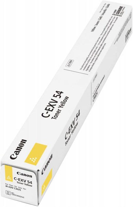 Картридж лазерный Canon C-EXV54Y 1397C002 желтый для Canon C3025 1397C002