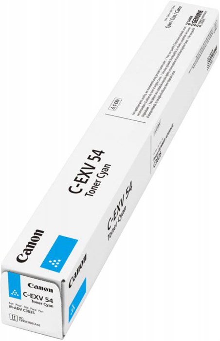 Картридж лазерный Canon C-EXV54C 1395C002 голубой для Canon C3025i 1395C002