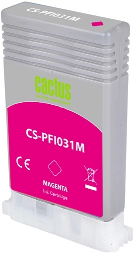 Картридж струйный Cactus CS-PFI031M PFI-031M пурп.пигм. (55мл) для Canon imagePROGRAF TM-240/340 с ч CS-PFI031M