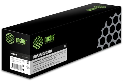 Картридж лазерный Cactus CS-LX50F5X00 50F5X00 черный (10000стр.) для Lexmark MS410/MS415/MS510 CS-LX50F5X00