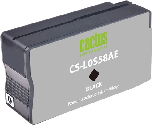 Картридж струйный Cactus CS-L0S58AE 953 черный пигментный (30мл) для HP OJ 7720 Pro/7730/7740/8210 с CS-L0S58AE