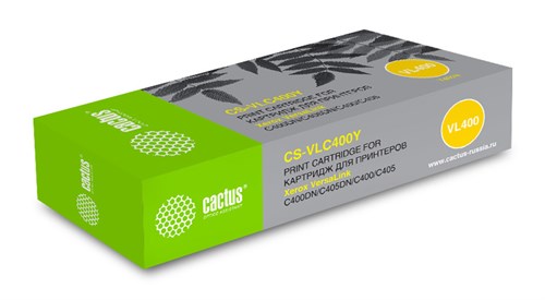Картридж лазерный Cactus CS-VLC400Y 106R03533 желтый (8000стр.) для Xerox VersaLink C400DN/C405DN/C4 CS-VLC400Y