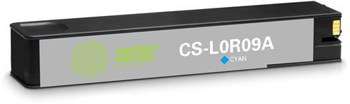 Картридж струйный Cactus CS-L0R09A 981X голуб.пигм. (150мл) для HP PageWide 556dn Enterprise/586dn с CS-L0R09A