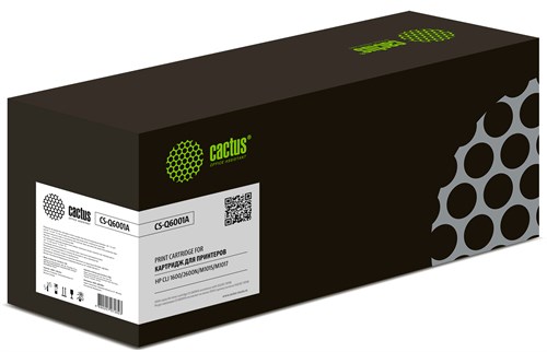Картридж лазерный Cactus CS-Q6001A Q6001A голубой (2000стр.) для HP CLJ 1600/2600N/M1015/M1017 CS-Q6001A