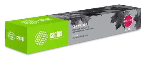 Картридж лазерный Cactus CS-EXV34BK C-EXV34 BK черный (23000стр.) для Canon IR Advance C2030L/C2030i CS-EXV34BK
