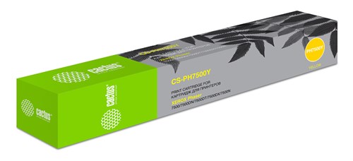 Картридж лазерный Cactus CS-PH7500Y 106R01445 желтый (17800стр.) для Xerox Phaser 7500 CS-PH7500Y