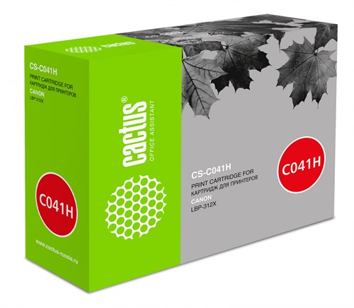 Картридж лазерный Cactus CS-C041H 041H черный (20000стр.) для Canon LBP 312x CS-C041H