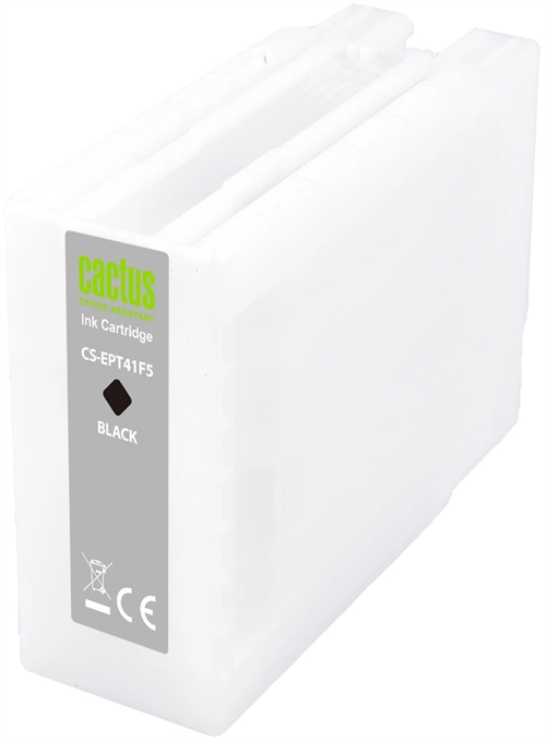 Картридж струйный Cactus CS-EPT41F5 T41F5 черный пигментный (350мл) для Epson SureColor SC-T5400M/SC CS-EPT41F5
