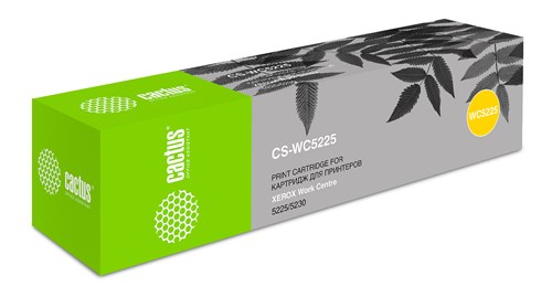 Картридж лазерный Cactus CS-WC5225 106R01305 черный (30000стр.) для Xerox WorkCentre 5225/5230 CS-WC5225