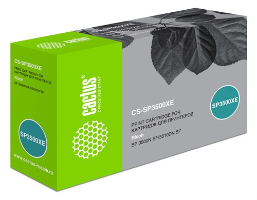 Картридж лазерный Cactus CS-SP3500XE 407646 черный (6400стр.) для Ricoh SP3500NSF/3510DN SF CS-SP3500XE