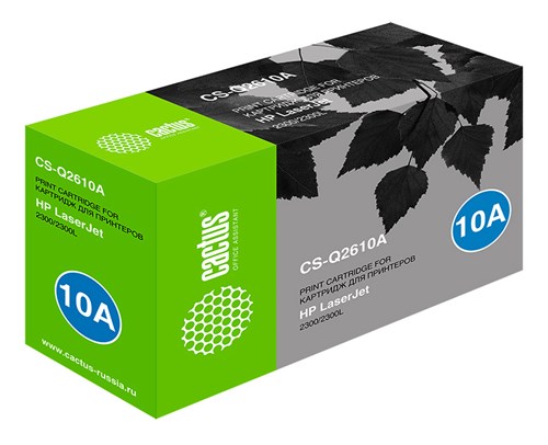 Картридж лазерный Cactus CS-Q2610A Q2610A черный (6000стр.) для HP LJ 2300/2300L CS-Q2610A