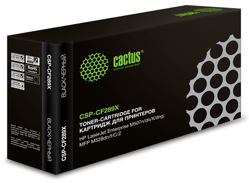 Картридж лазерный Cactus CSP-CF289X черный (10000стр.) для HP LJ M507/MFP M528 CSP-CF289X