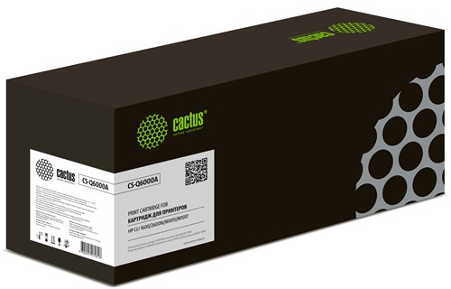 Картридж лазерный Cactus CS-Q6000A Q6000A черный (2500стр.) для HP CLJ 1600/2600N/M1015/M1017 CS-Q6000A