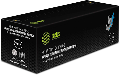 Картридж лазерный Cactus CS-CF533A-MPS CF533X пурпурный (2700стр.) для HP CLJ Pro M154a/M154nw/MFP M CS-CF533A-MPS